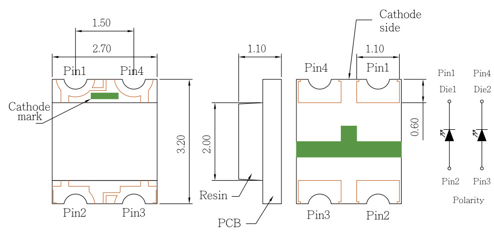 台湾宏齐harvatek b1552usng 1206贴片.
