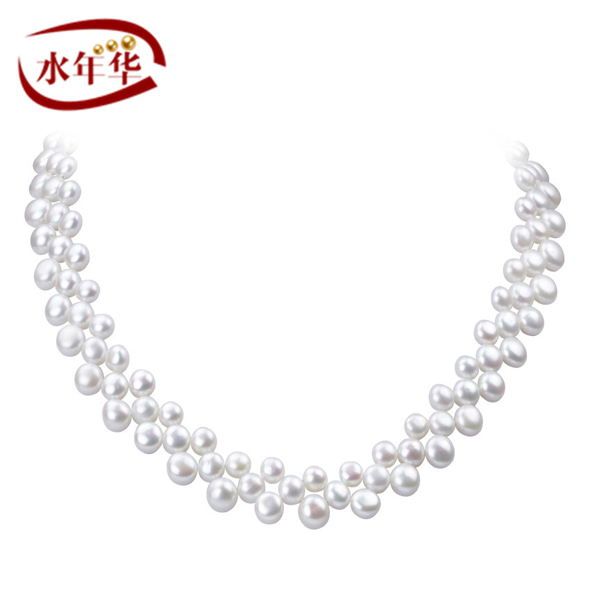 多层韩版925银 淡水珍珠短款项链锁骨链批发 诸暨山下湖珍珠-阿里巴巴