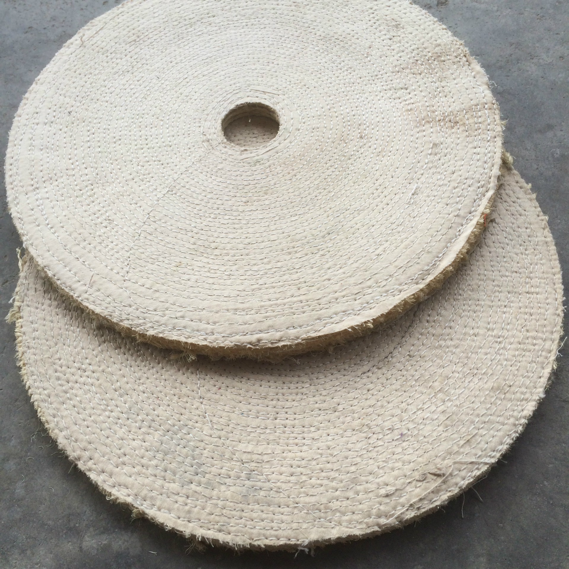 厂家生产批发优质抛光材料16寸*5层麻轮