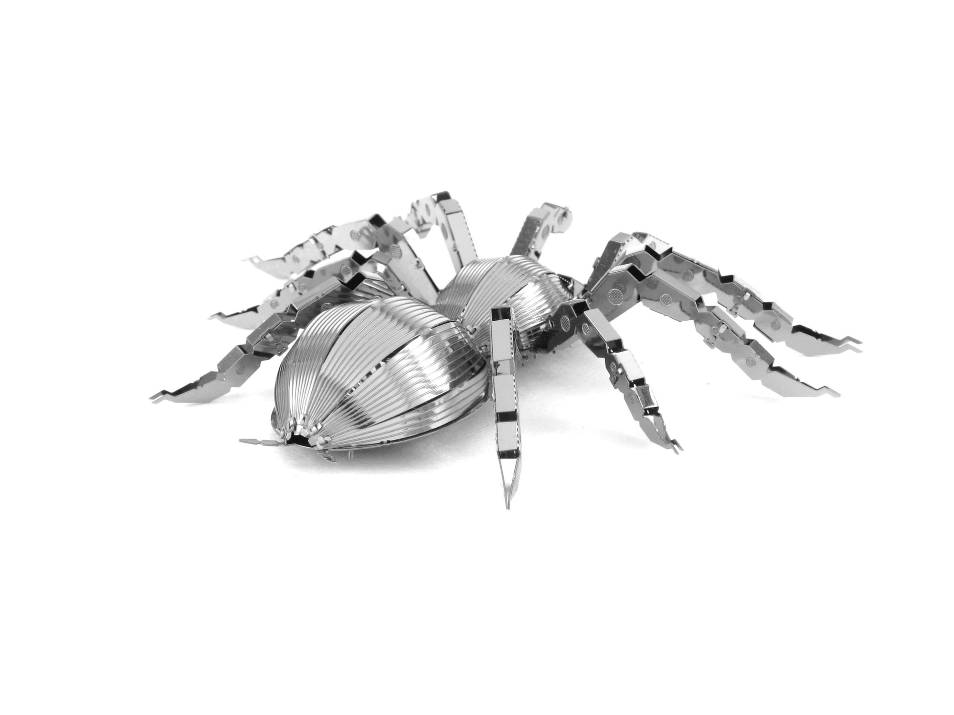 爱拼 全金属不锈钢diy拼装模型3d手工立体拼图 蜘蛛