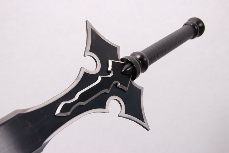 刀剑神域黑剑阐释者逐暗者金属cosplay未开刃