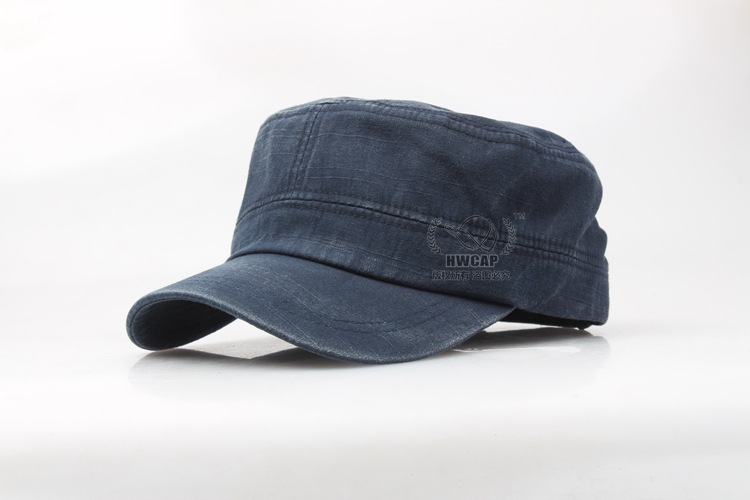 Korean Fashion Men's and Women's Washed Flat-Top Cap Distressed Hat Sun Hat Spring New Hat Manufacturer