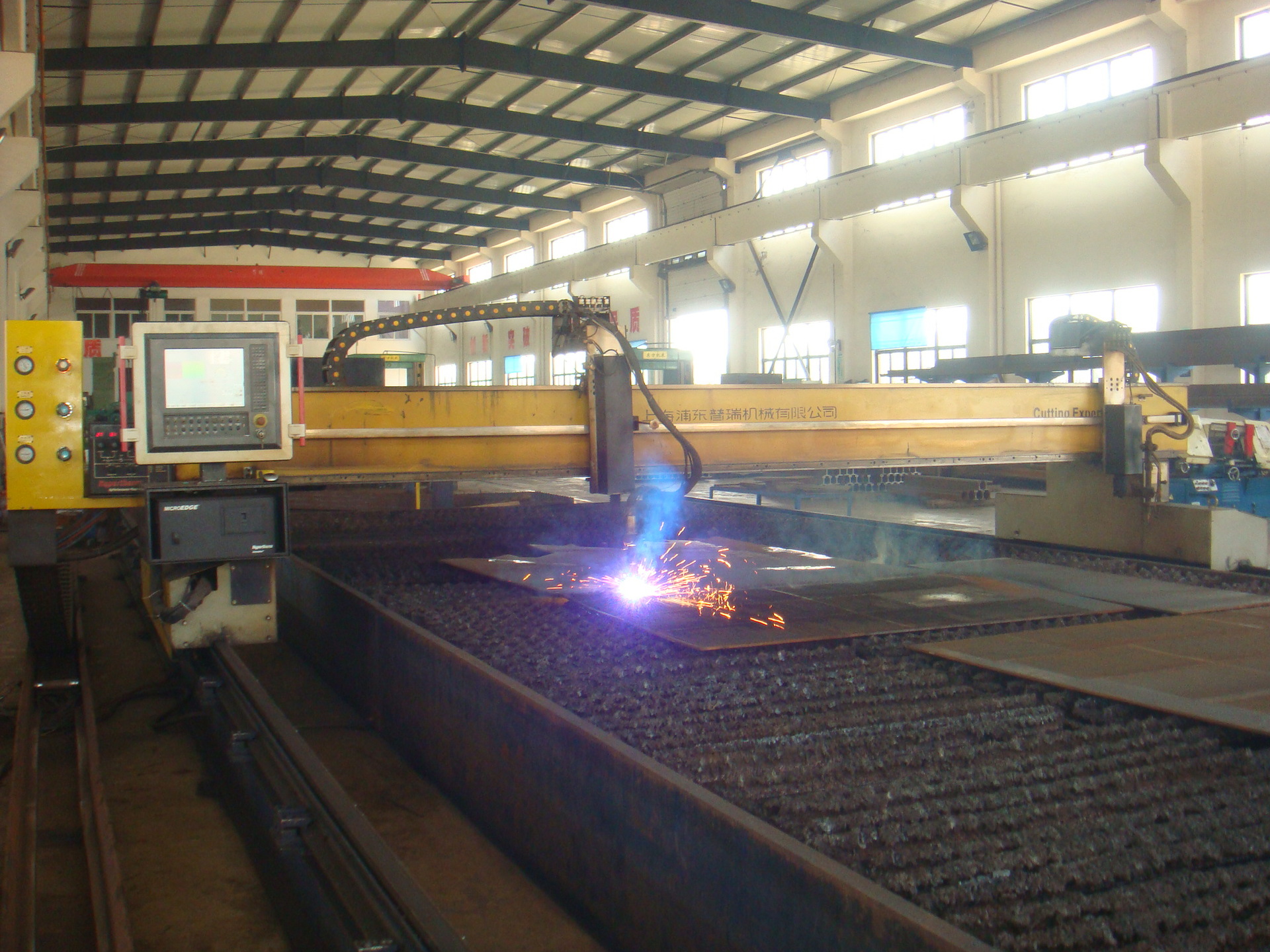 上海浦东普瑞机械有限公司数控等离子切割机上海普瑞森联系电话 图片_