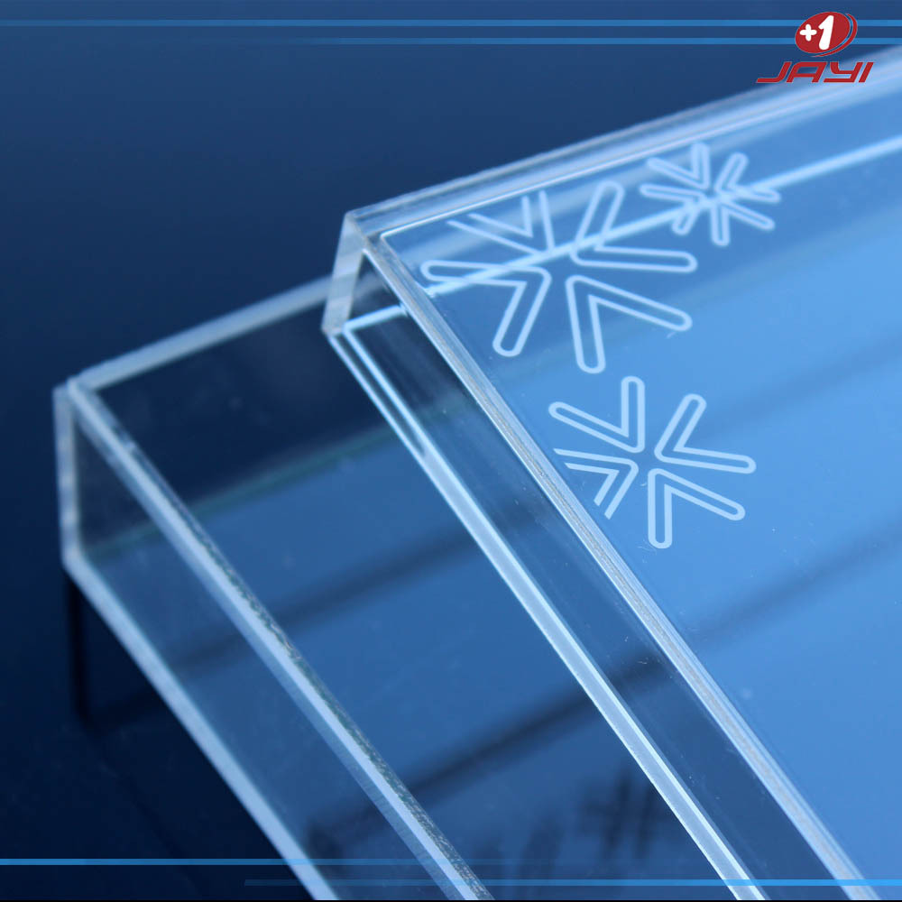 工厂批发亚克力透明丝印小雪花四方虫草包装