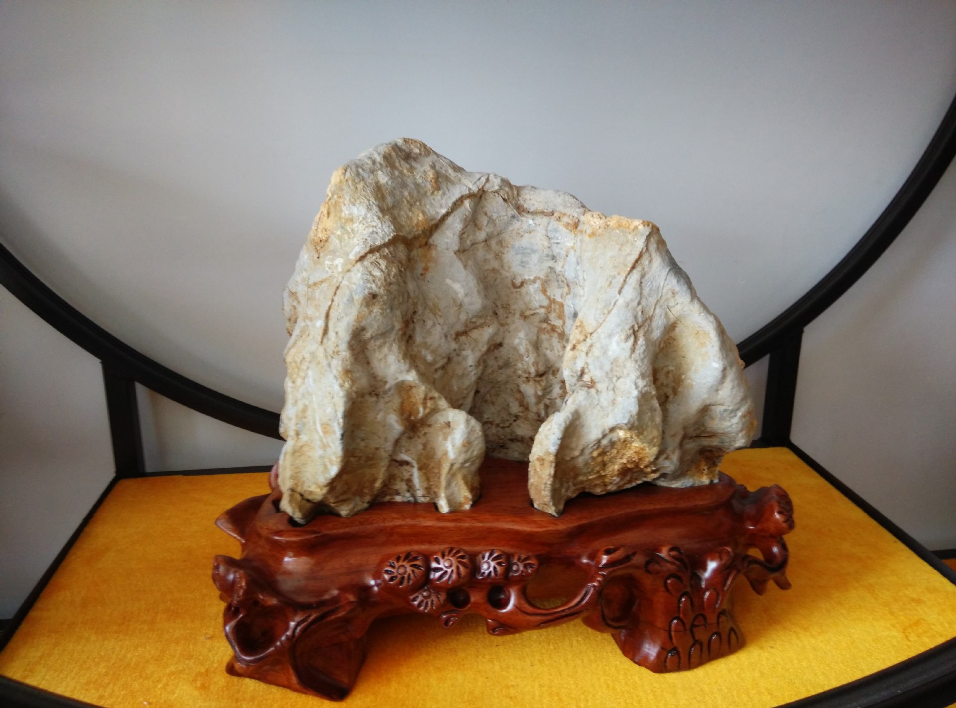 纯天然形成精品奇石灵壁石 产地批发高档景观原石灵璧石摆件