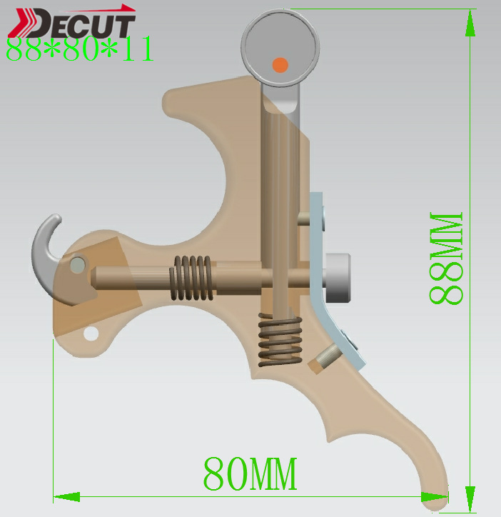 decut独特的垂直释放结构使得我们的撒放器迥异于世界上大多数同类