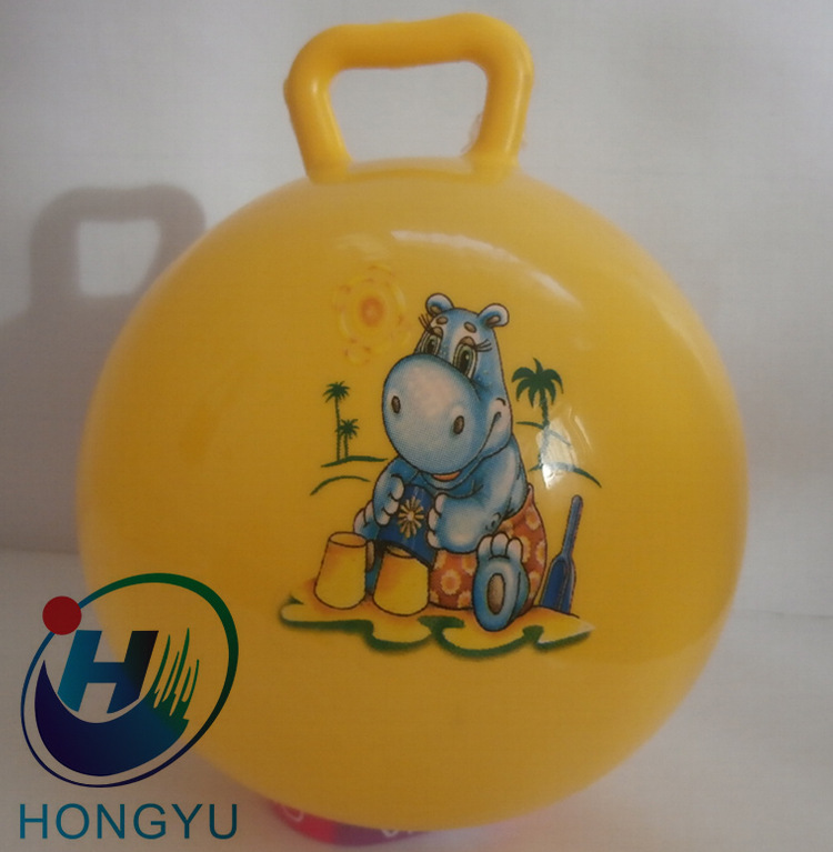 上海洪驭20厘米沙滩球手提球手柄球8英寸跳跳球 厂家直发