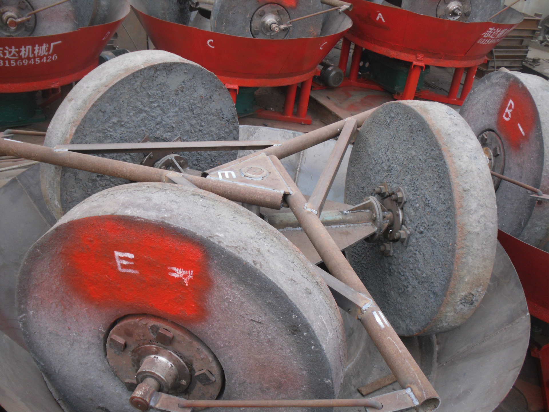 新疆地区碾金机 立式水磨碾机 汞碾