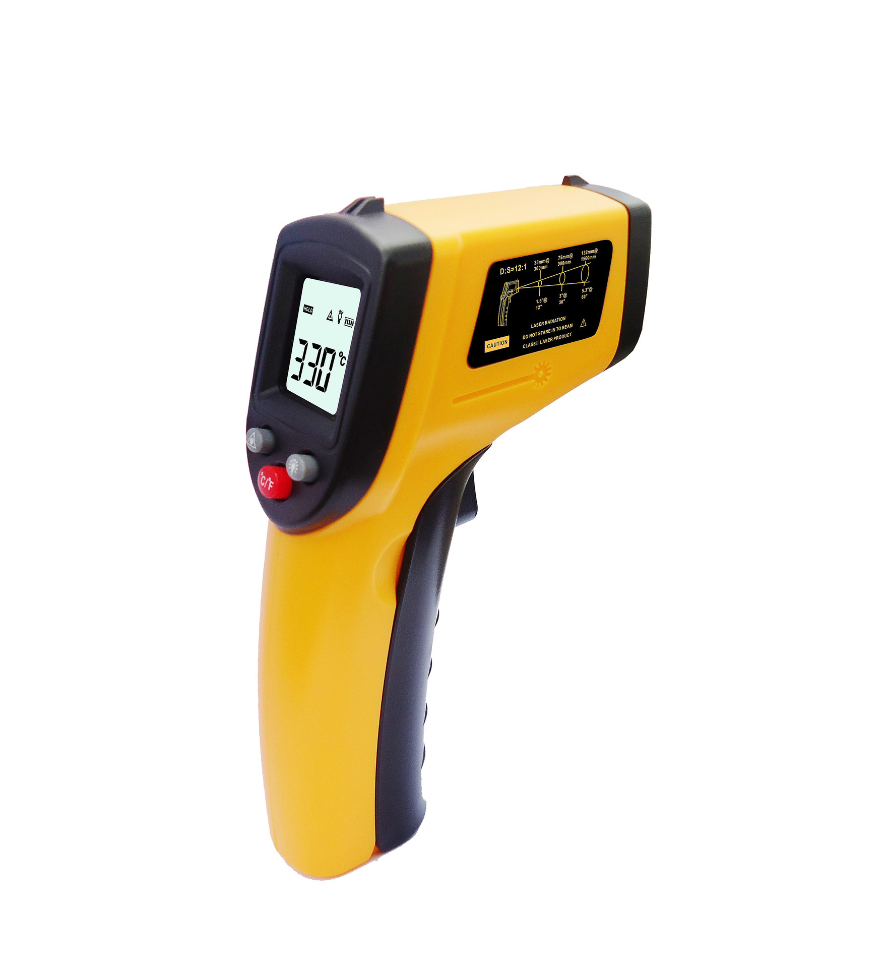 标智gm320非接触式工业红外线测温抢高温手持试测物体温度计