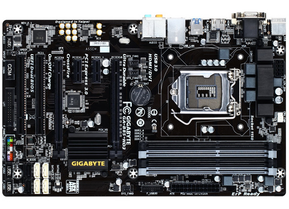 gigabyte 技嘉 b85-hd3 lga1150针atx大板 电脑主板 全新正品