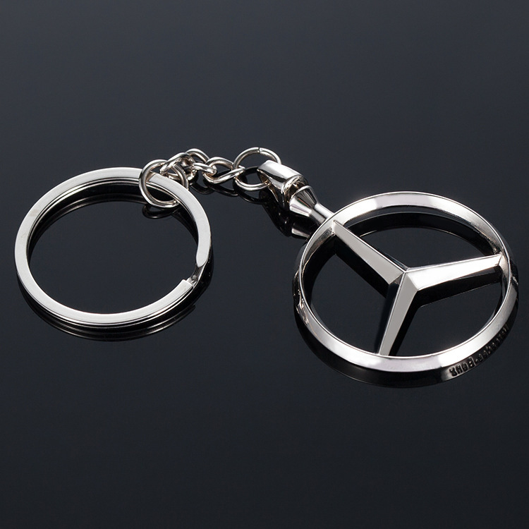 高档男士商务小礼品奔驰车标钥匙扣 benz专用钥匙扣 4s店礼品a120