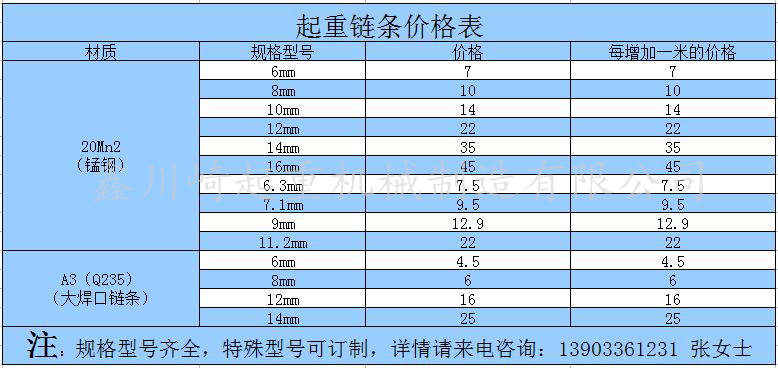 吊链 10/20t 镀锌链条 粗铁链  本店的链条均为全自动焊机制做,规格