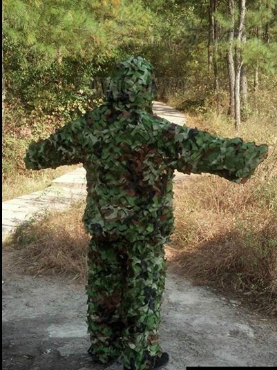 户外树叶伪装服 叶状伪装衣服迷彩服 丛林伪装衣 耐磨均码
