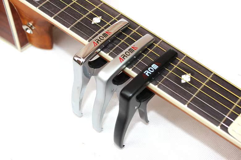阿诺玛aroma ac-21 高档金属民谣吉他变调夹拔弦木吉他变调夹配件
