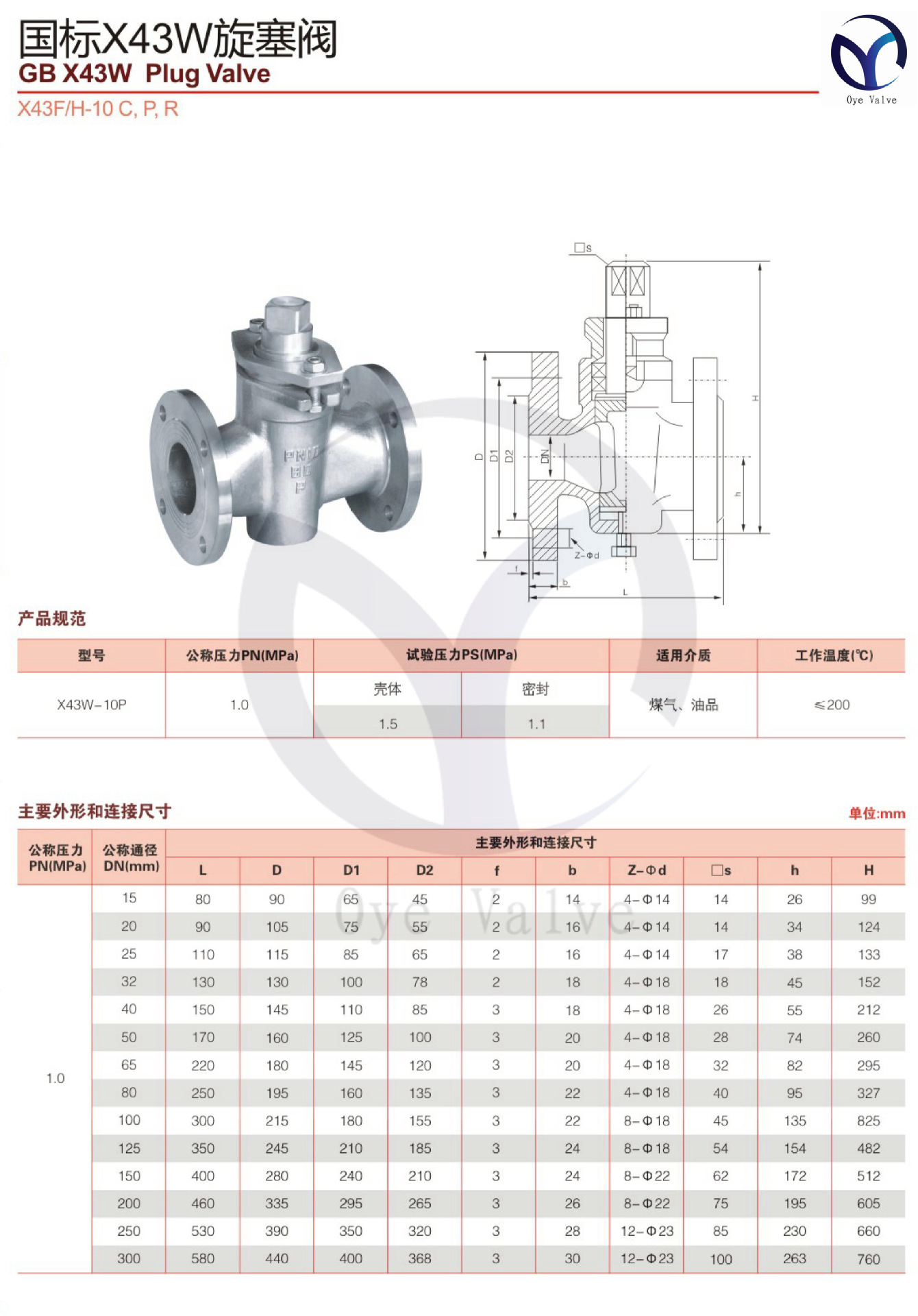 国标x43w旋塞阀 x43f/h-10p 不锈钢304法兰阀门 品质保证