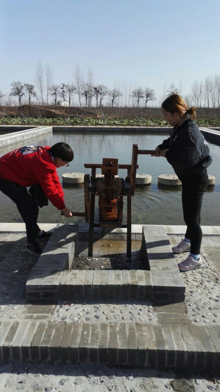 供应纯手工 景观手摇龙骨水车 可用于度假村旅游景点设施