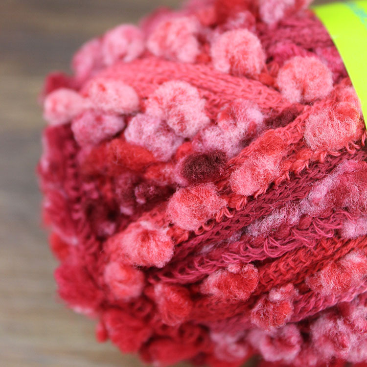 供应渔网纱 花式粗毛线 0.2支全涤围巾围脖纱 汇彩手工编织纱系列