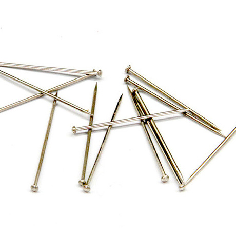 元力文具0007 2#镀镍大头钉固定针 25mm 直别针50g/盒