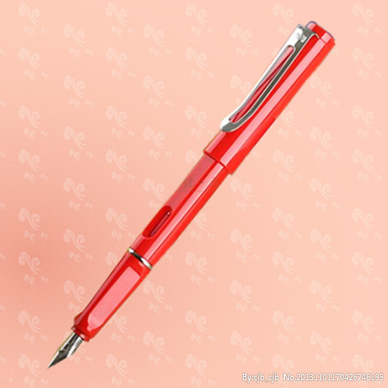 金豪 狩猎款式 红色 钢笔 学生书写笔
