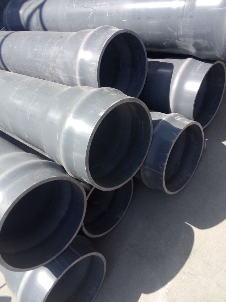 节水工程用pvc灌溉管卫生无毒 承插式接口pvc农田灌溉管安装方便