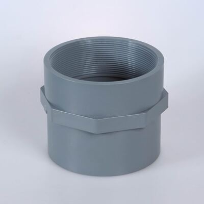 upvc内螺纹接头塑胶pvc接头定做给水管件直接双向接头排水管
