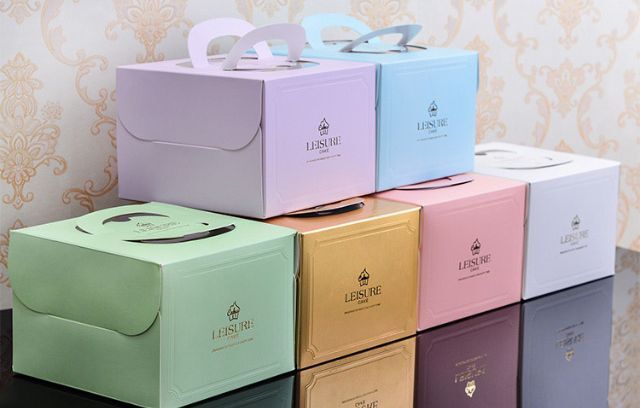 烘焙包装生日蛋糕6寸欧式烫金蛋糕盒慕斯西点包装盒现货