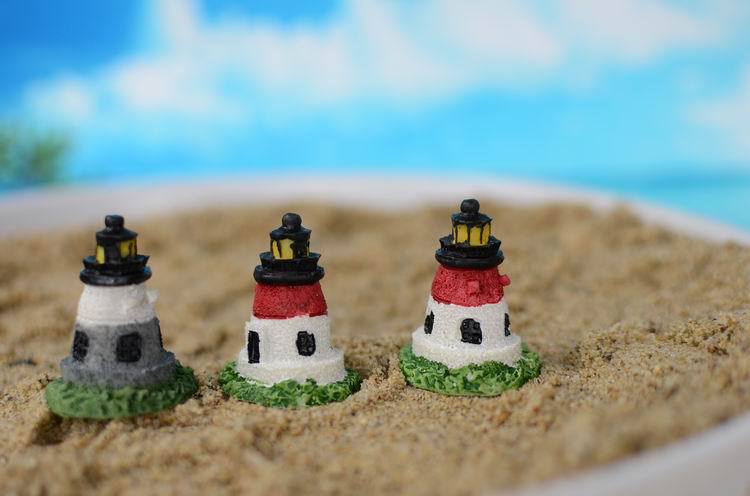 批发心理沙盘沙具玩具配件 微景观装饰摆件灯塔 海洋系列 a-886