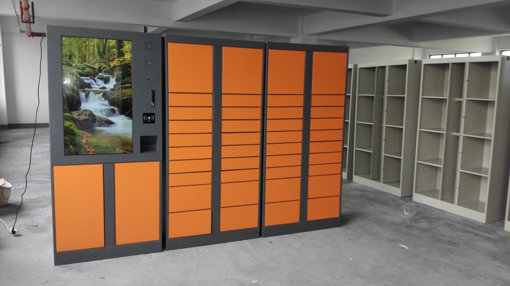 专业智能快递柜智能储物柜智能投递柜代工1