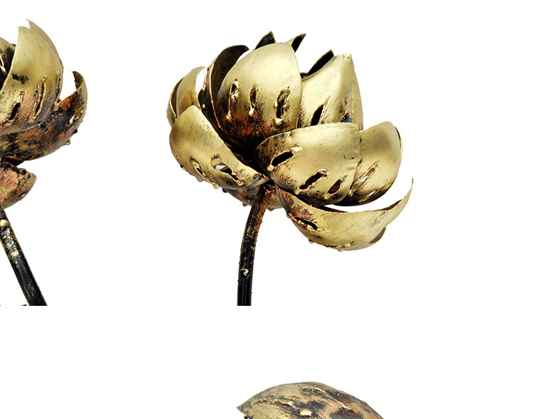 东南亚特色手工艺品泰国进口铁艺装饰墙花复古铁莲花