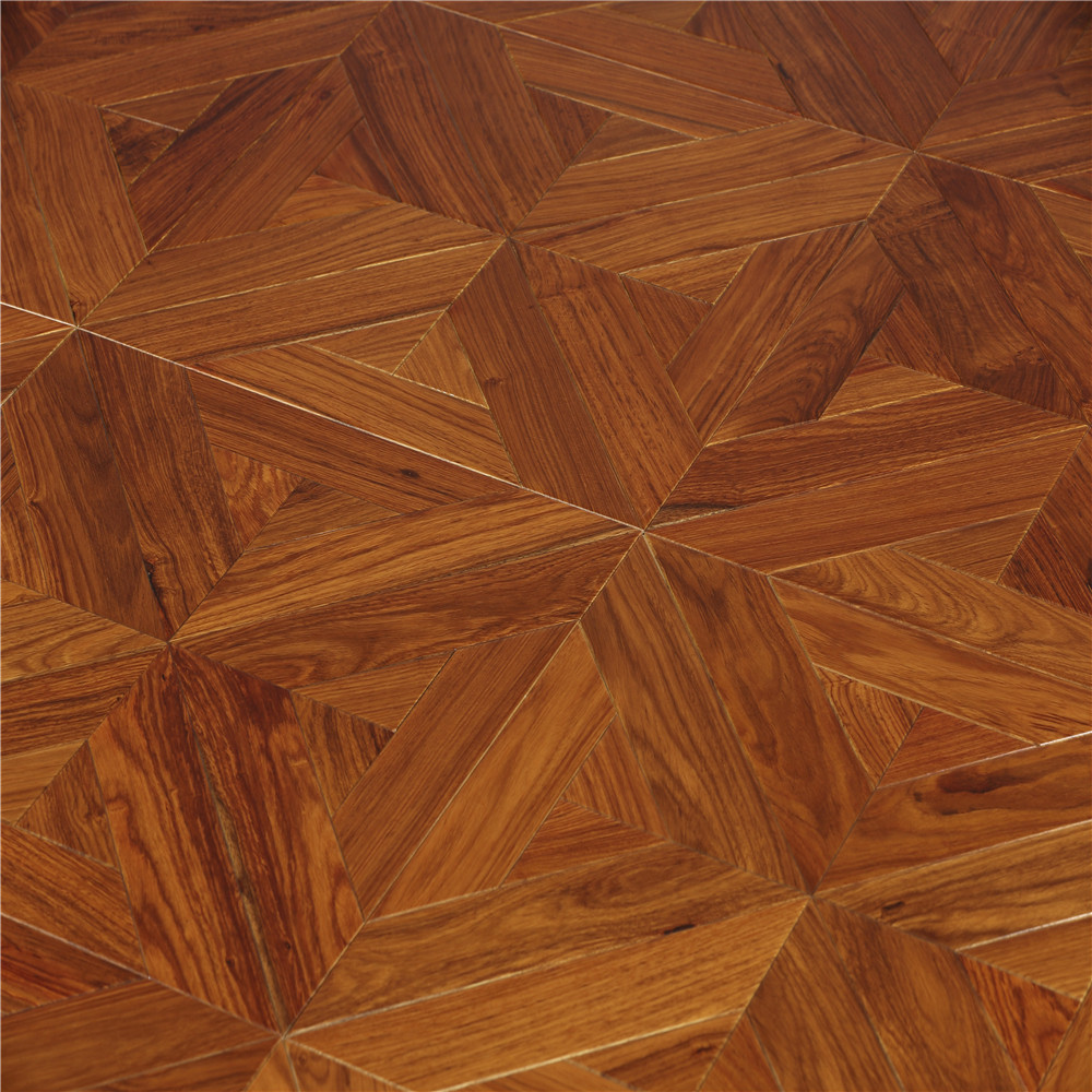 亚花梨拼花地板多层实木复合地板 地热地暖木地板 实木多层地板