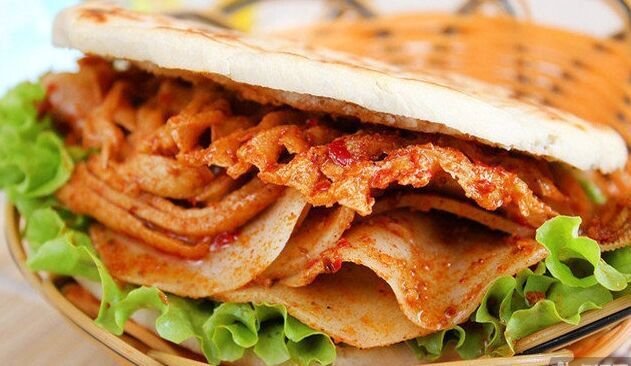 里脊肉夹馍 土豆片夹馍培训流程 配方技术包教包会学会为止