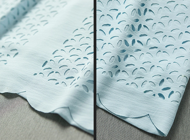 专业提供来图来样加工服装鞋子手袋布料加工服装激光镂空烧花加工