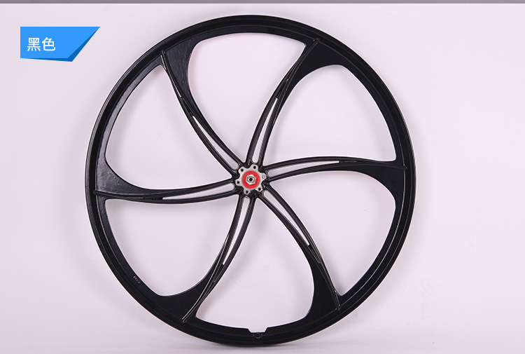 ieei新款镂空六刀轮组镁合金六刀轮死飞自行车专用轮组