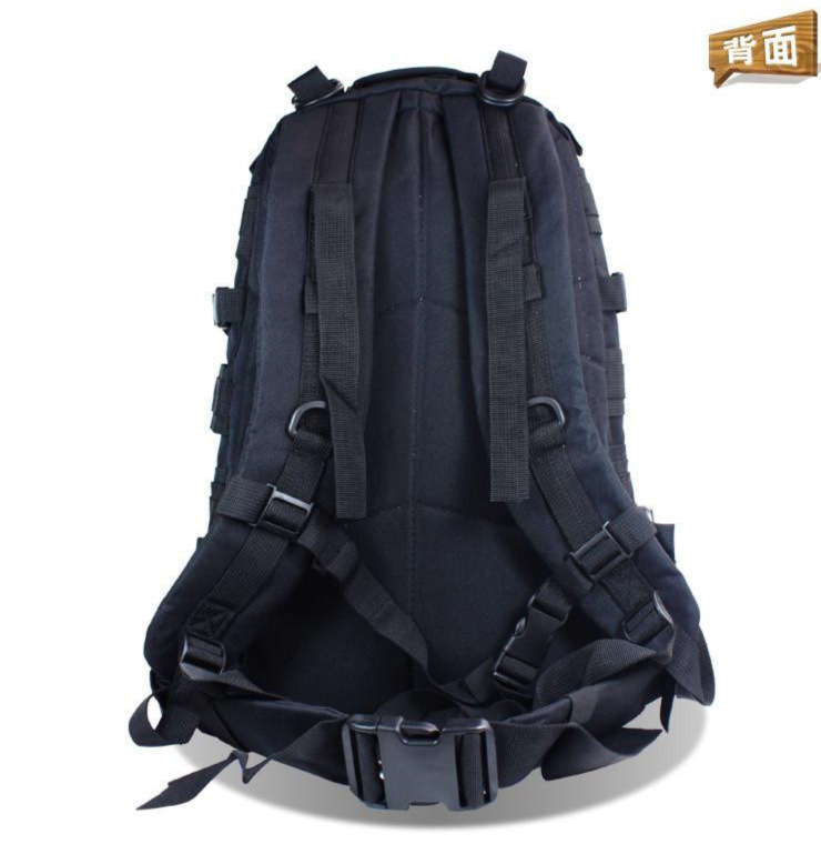 黑鹰背包徒步包冲锋包3d攻击背包男女户外野营防水登山包