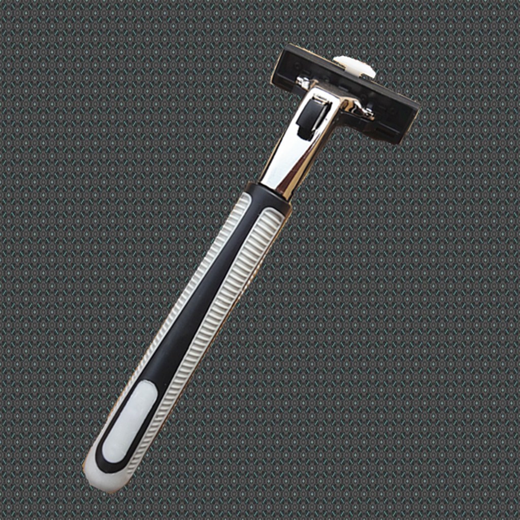 厂家直销 双层刀片 男士剃须刮胡刀 1刀架1刀头 外贸热销