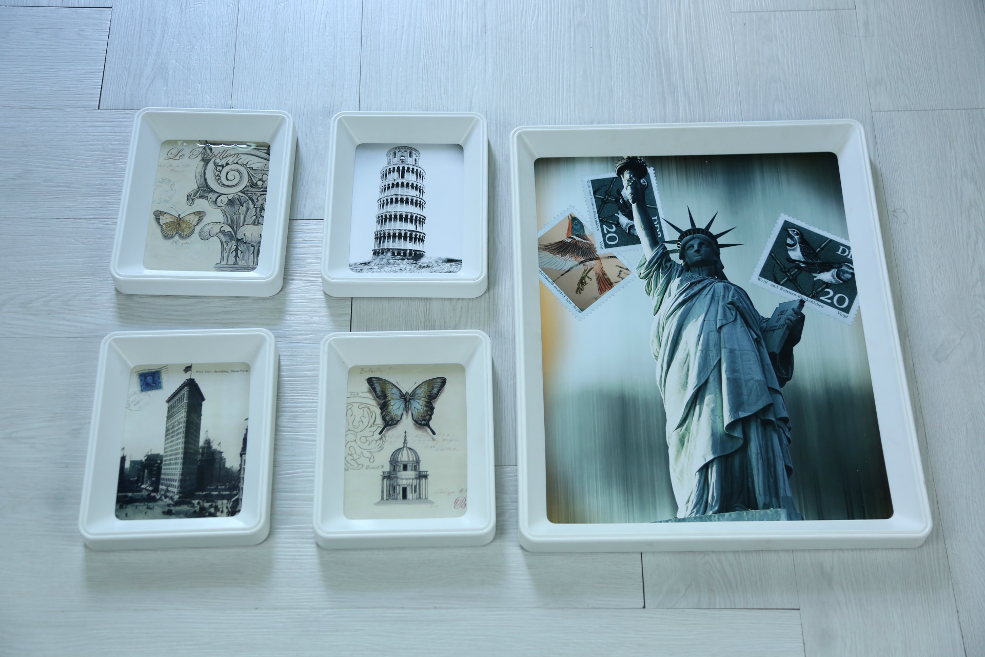 新生活十全十美10框照片墙欧式简约装饰挂画塑料相框墙厂家批发