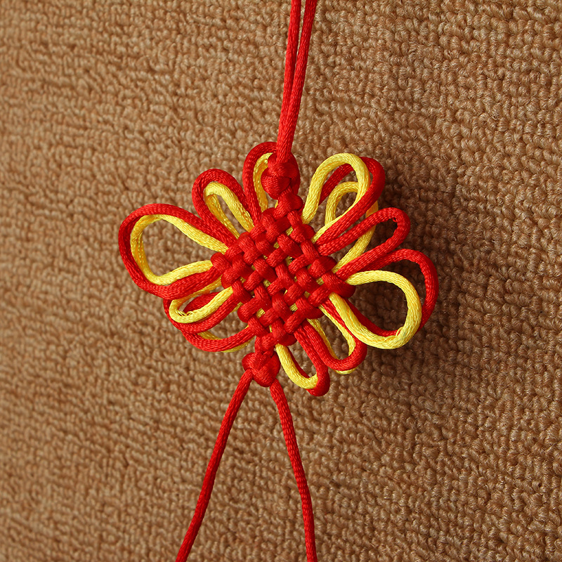 中国结双鱼挂件新款直鱼挂件鱼挂件中国结鱼挂件绒布亮