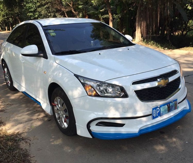 适用2014-16经典版雪佛兰科鲁兹小包围汽车改装配件前唇后唇侧裙