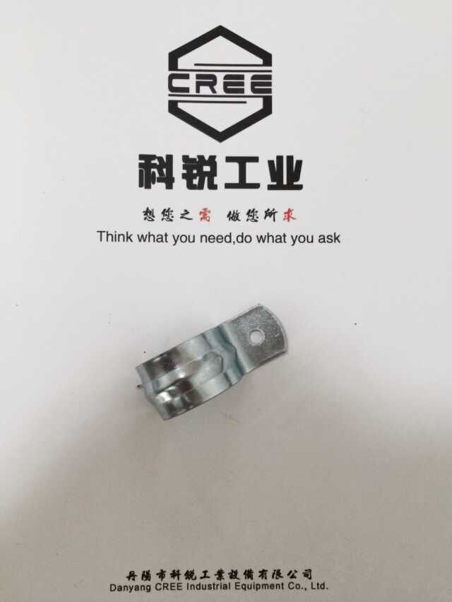 【大量供应】镀白锌金属单边管夹 单边管码 单面管夹 科锐工艺