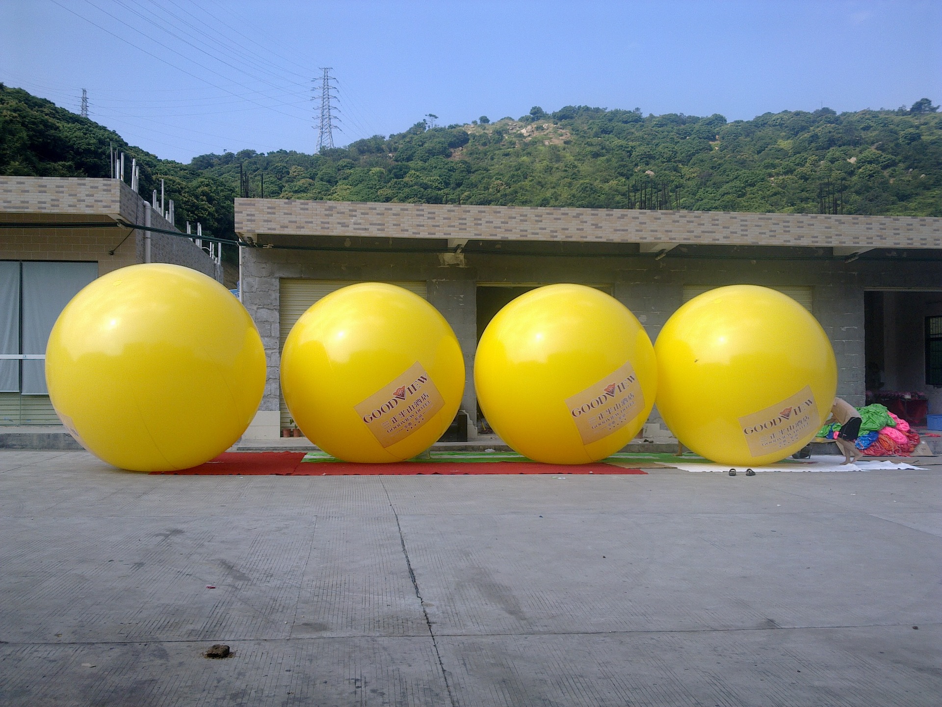 pvc广告气球 升空气球