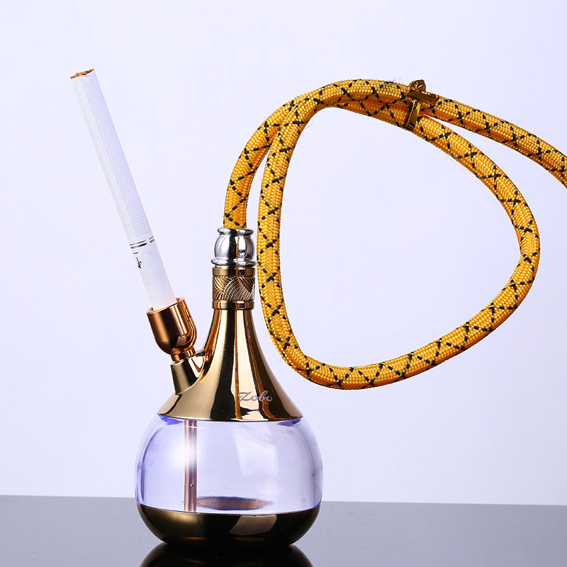 zobo正牌高档水烟壶两用水烟烟具吸烟用烟丝烟双用烟斗批发