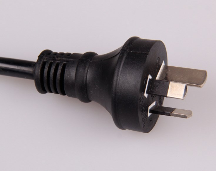 二芯三芯电源线国标插头 国标三脚澳规三插插头 家电国标丁字插头