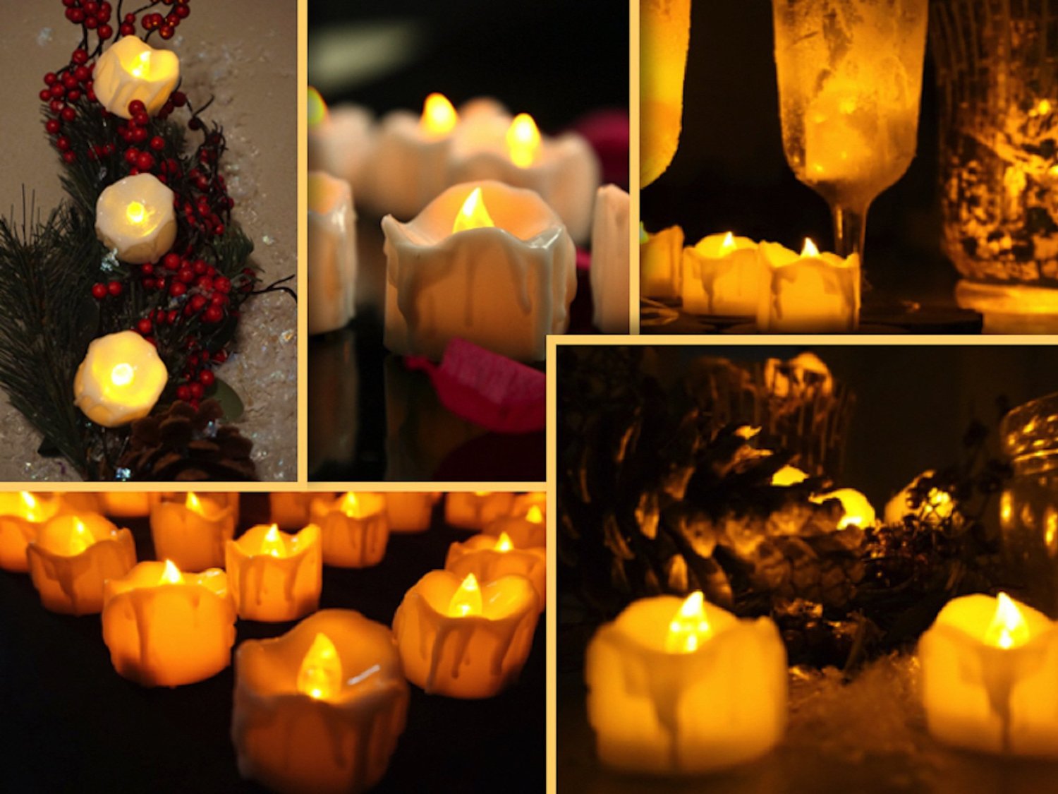 厂家货源流泪电子蜡烛 12个装电子蜡烛仿真 圣诞节装饰led蜡烛灯