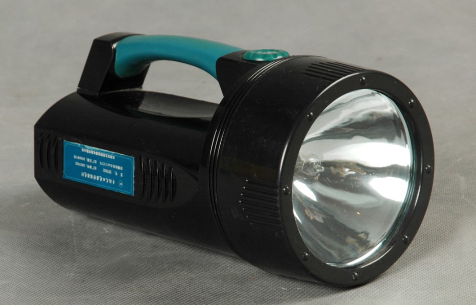 户外抢险探照灯 iw5210 黄光卤素手提式防爆探照灯