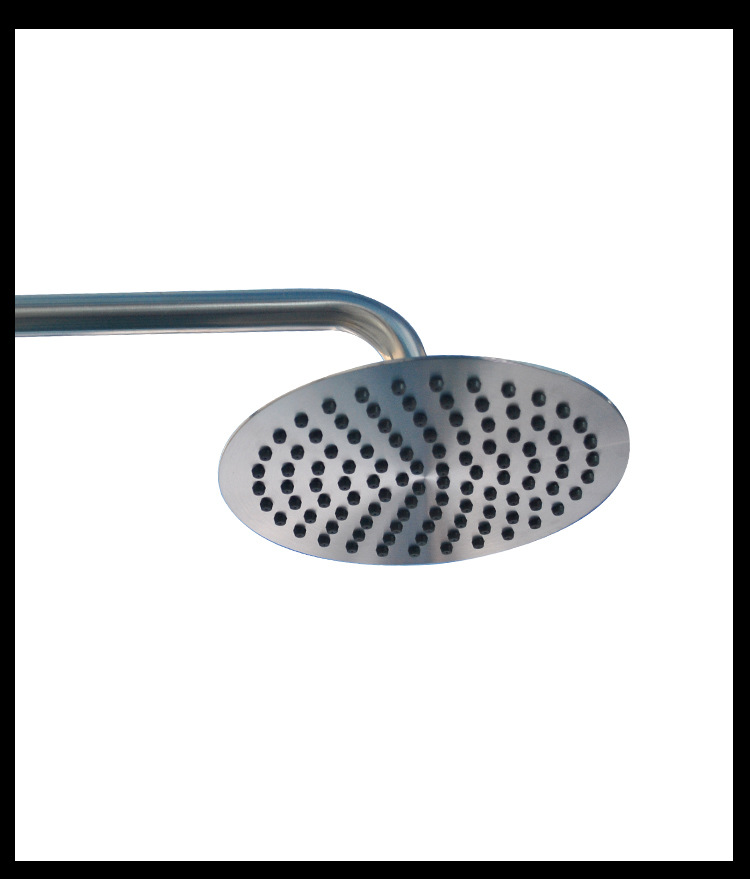 新款卫浴洁具 不锈钢淋浴器升降花洒套装 平板节水花洒gs001