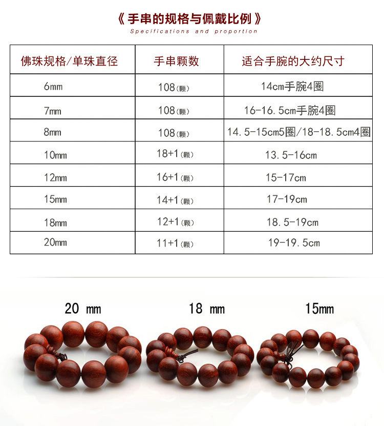 厂家正宗老挝红酸枝无瑕疵佛珠手串手链念珠鼠李木