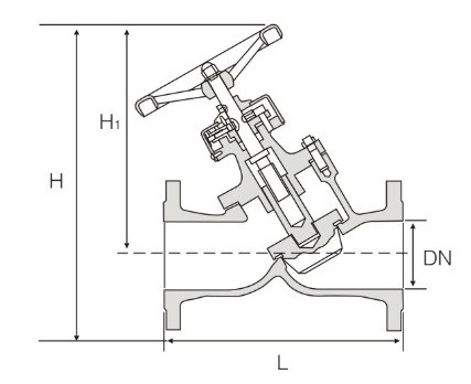 球铁sp45f数字锁定平衡阀静态平衡阀锁定流量平衡阀静态调节阀