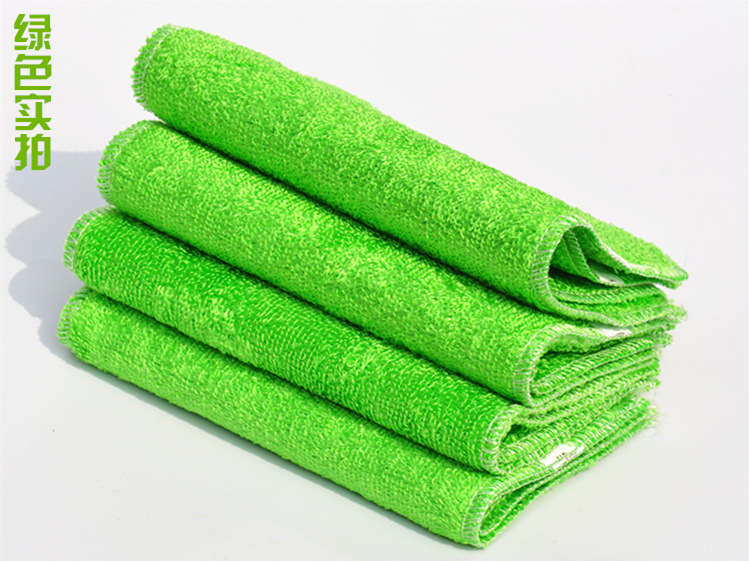 韩国洗碗巾不沾油抹布竹纤维洗碗布吸水不掉毛批发百洁布厨房