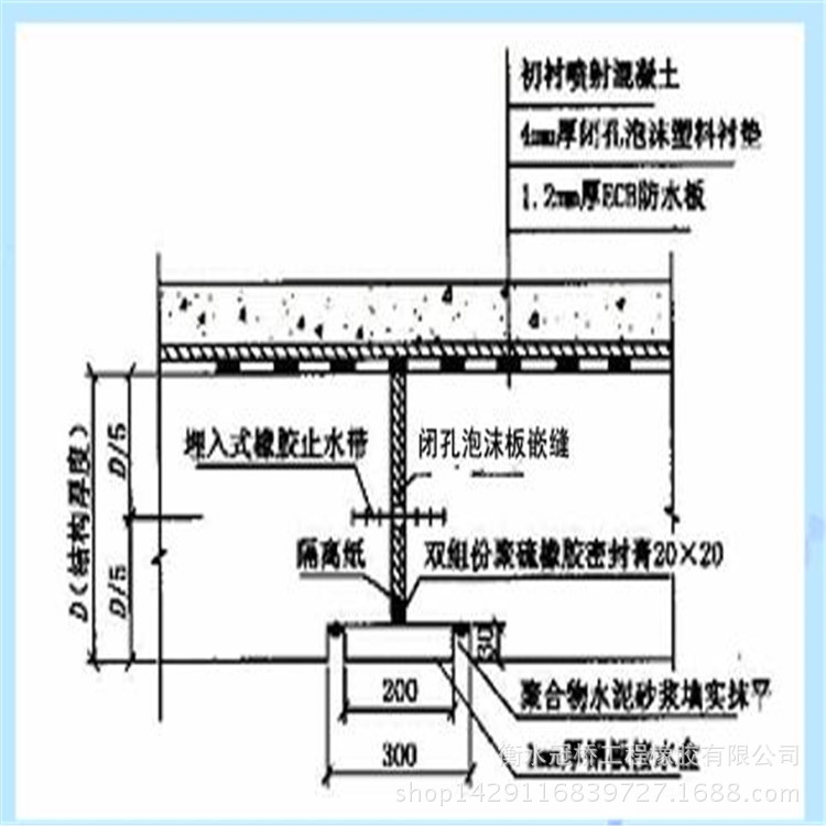 冠桥厂家直供外贴式橡胶止水带 河北地区最大的生产供应厂家