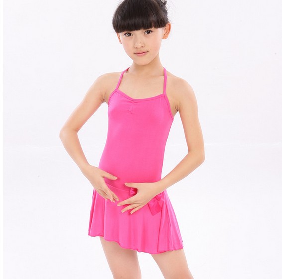 儿童拉丁舞服女童舞蹈服 幼儿园芭蕾演出服带内裤 来图来样订制